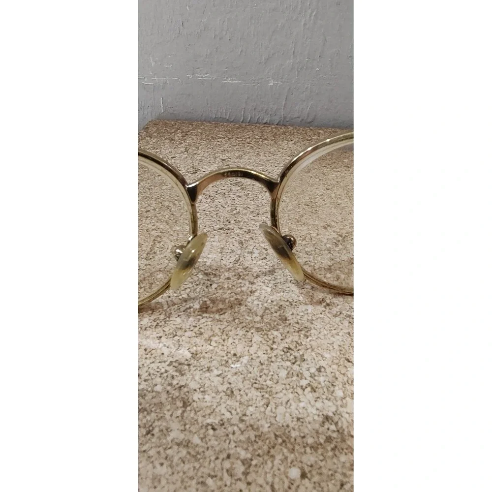 Mirari Italy Vintage Gold Metal Eyeglasses 55-19 Oval 90s‎ Luxury Optical Frame
